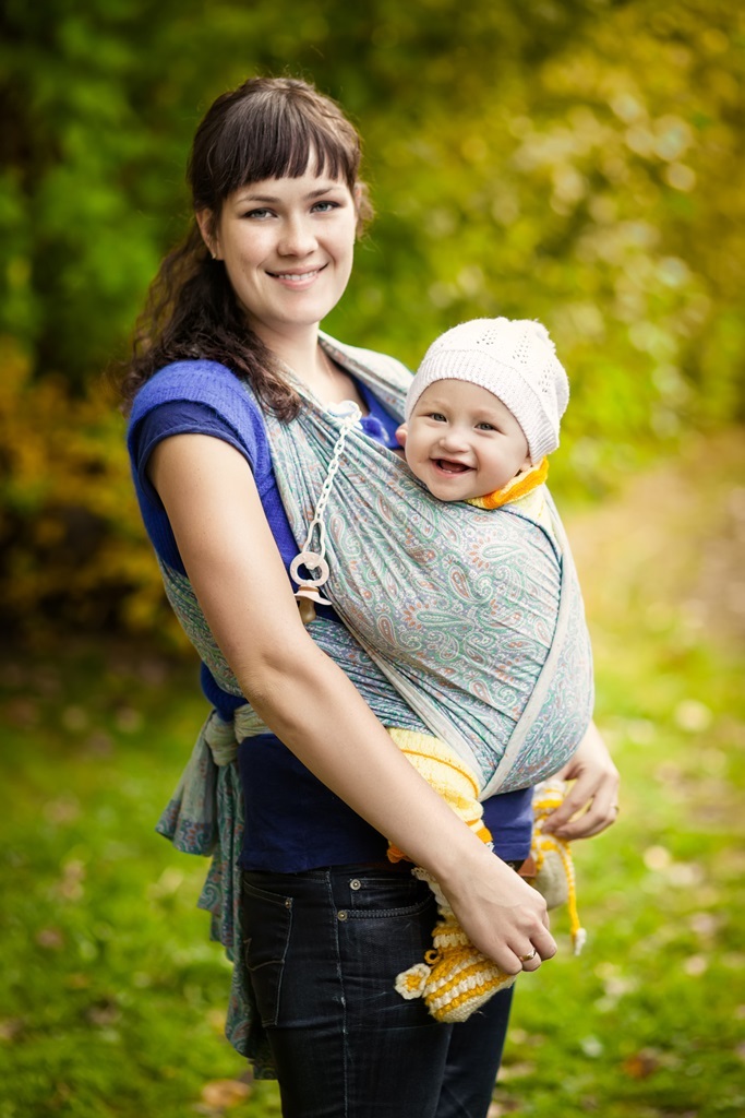 Young mother and child