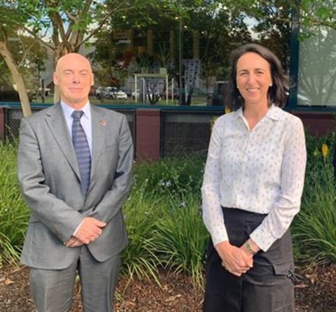 Deputy Mayor Cr Graham Costin and Mayor Cr Kate Hanson.jpg