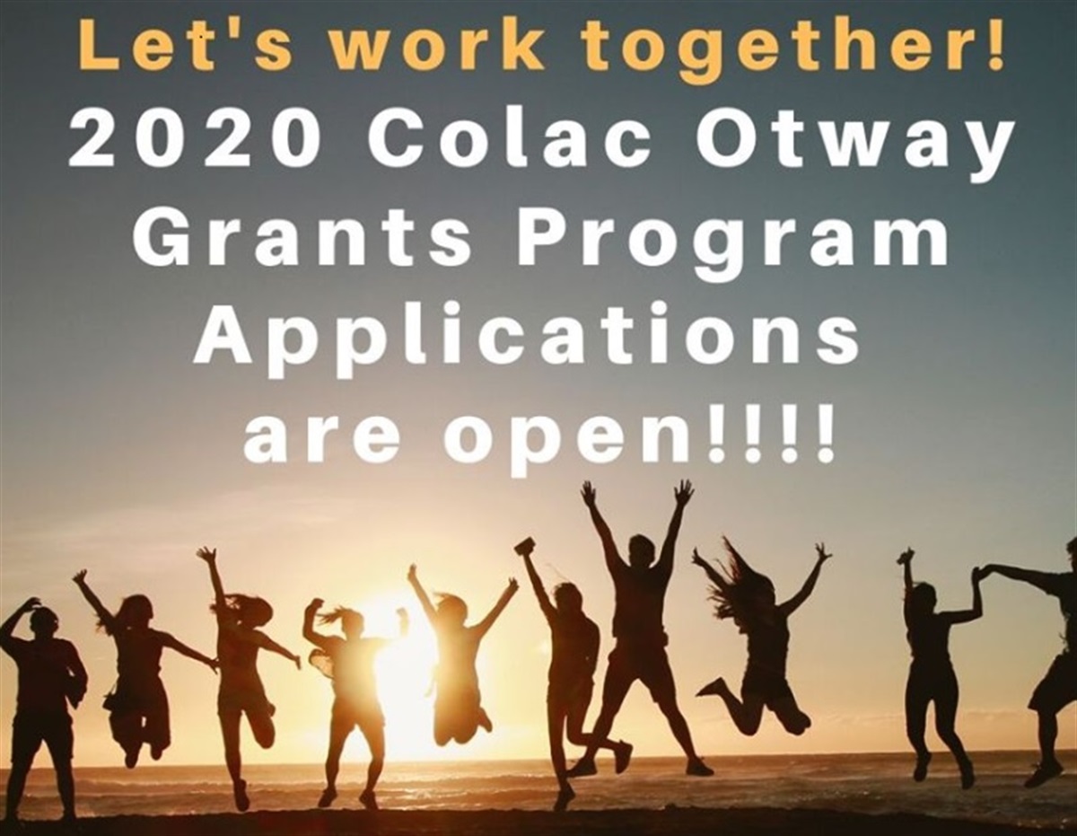 Colac Otway Shire Council’s 2020 2021 Grants Program now open Colac Otway Shire