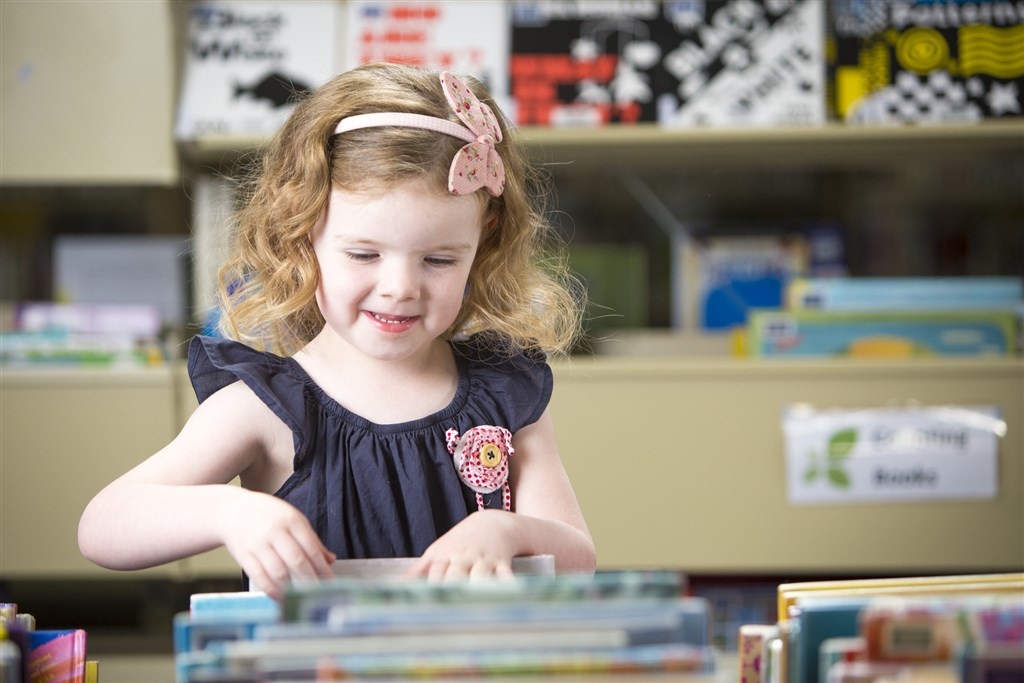 Ally at the Colac library