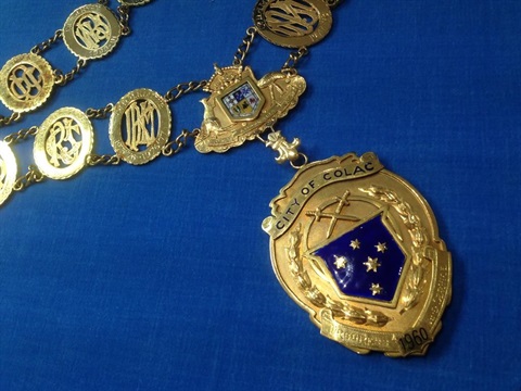 City of Colac's Mayoral chains
