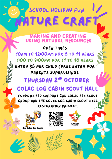 School-Holiday-Nature-Craft-poster
